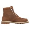 Timberland Men's Redwood Falls Waterproof Moc-Toe Boot Rust Full-Grain Leather A2EDRF13