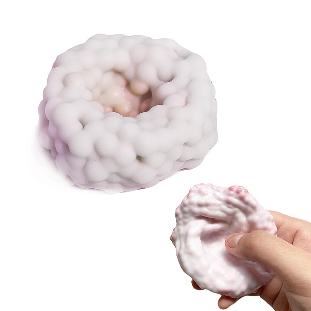 Creative Sessert Shapes Squeezing Toy Desk Toys Reusable Low Rebound Decompression Stress Ball Toys 14+Children Birthday Gift