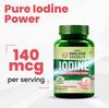 Vlado’s Himalayan Organics Iodine 140 Mcg Veg Capsules Daily Mineral Supplement For Metabolism Energy And Cellular Support