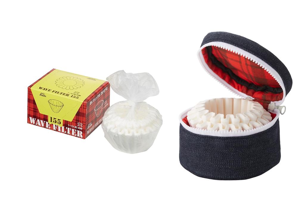 Kalita Wave Series Coffee Filter Case Set KWF (50P) (Wave Filter Bag, KWF-155)