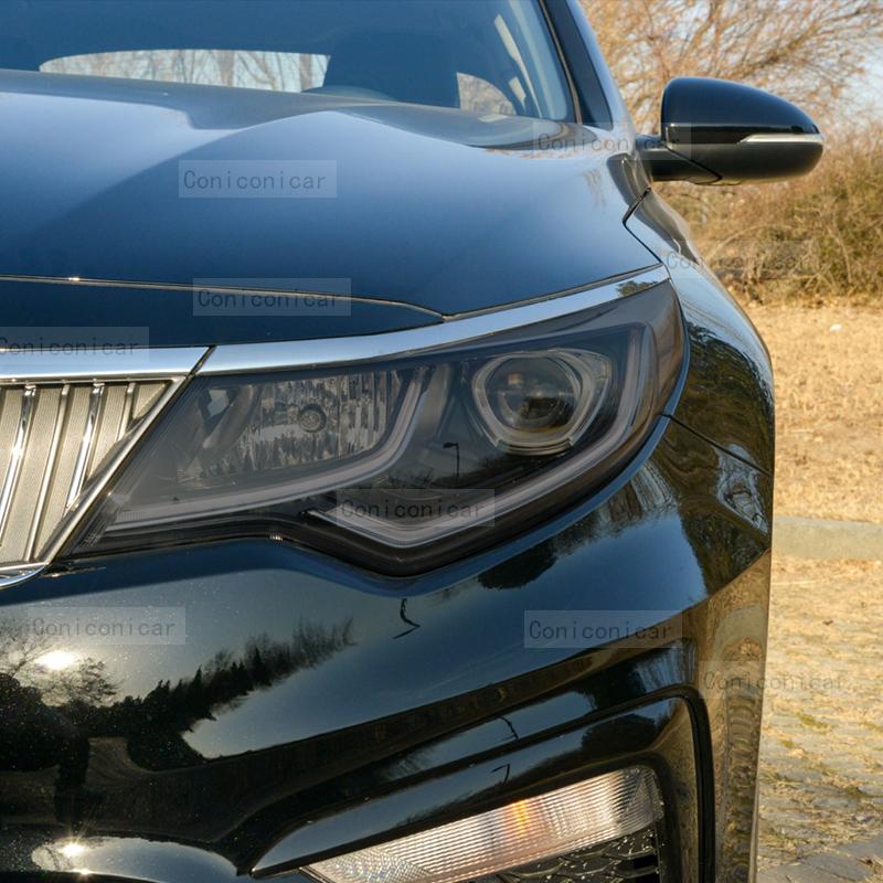 Für KIA Optima K5 2016-2019 2018 Autoscheinwerfer Schwarze TPU Schutzfolie Frontlicht Tönung Farbwechsel Zubehör
