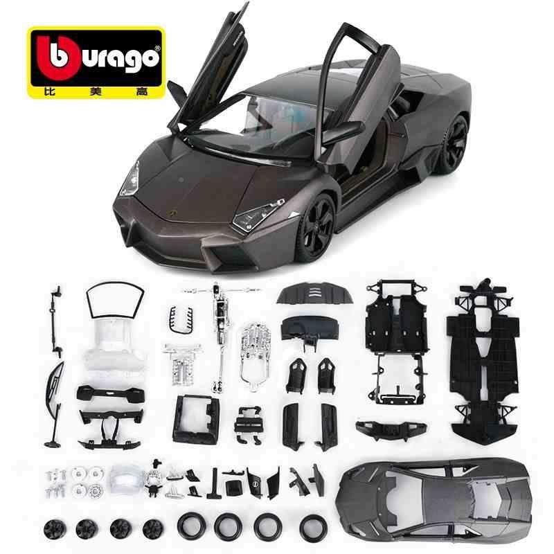 

Версія збірки моделі автомобіля Bburago 1:24 Lamborghini Reventon Alloy Sports Diecast Metal Toy Race Collection Дитячі подарунки