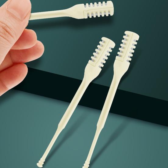 Nasal Hair Cutter Split Ends Trimmer Set 360-degrees Rotation Nose Trimmer Tweezers Portable Manual Hair Removal Tool for Men Women