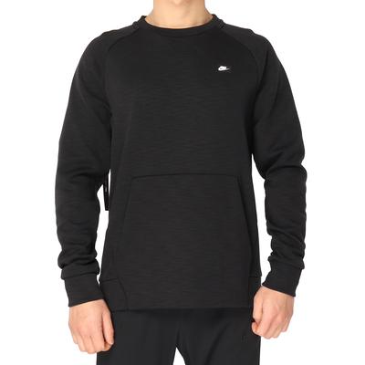 Sports Lifestyle Series Crew Neck Casual Pullover Knit Sweatshirt Men Sweatshirt Black 928466-011