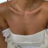 Women Neck Chain Gold Color Choker Necklaces Thin Chain On The Neck Minimalist Pendant Jewelry Chocker Collar For Girl