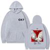 Rapper Niro OX7 Album Graphic Print Hoodie Male Fashion Oversized Pullover Hoodies Men Women Pop Music Hooded Sweatshirt