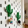 1pc 3D Printed Pegboard Cactus Hook Accessory, Decoration, Tool, Craft Wall Hooks for Easy Key And Jewelry Storage