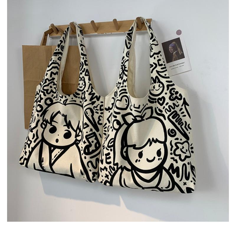 2025 New Canvas Bag Large Capacity Shoulder Bag Tote Bag