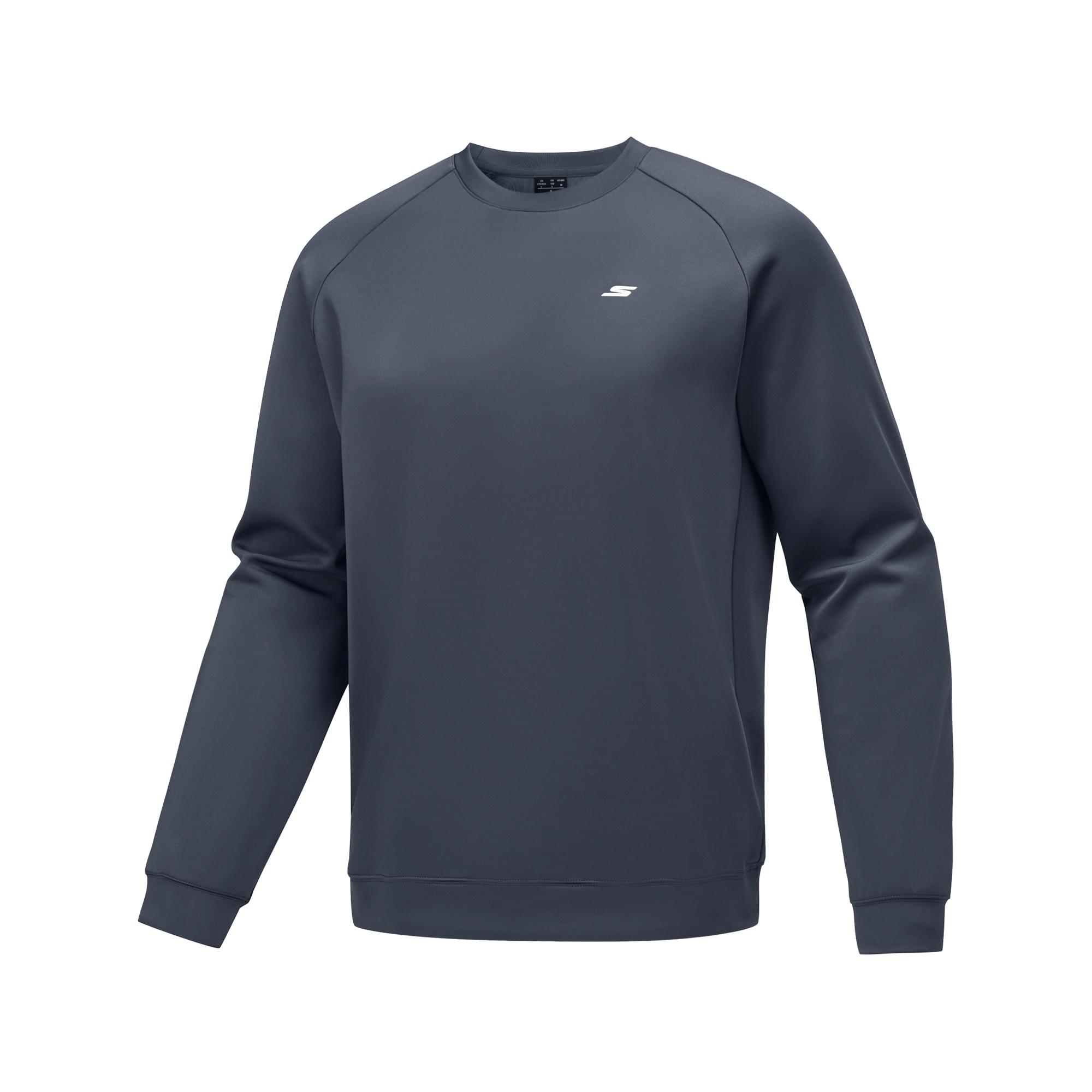 Skechers Warmth And Cold-Resistant Technology Moisture-Wicking Quick-Dry Comfortable Knit Crew Neck Pullover Sweatshirt Men sweatshirt P425M199-026R M
