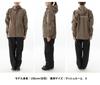 [Kajimeiku] Men's 3D Extra Rain Suit, Waterproof Jacket & Pants Set with Full Mesh Lining, Easy-Move Design, Lime, Size M