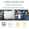 Cute Cat Mouse Pads Kawaii Anime XXL Gaming Large Mouse Pad,Artistic Painting Mouse Pad Non-Slip Rubber Base