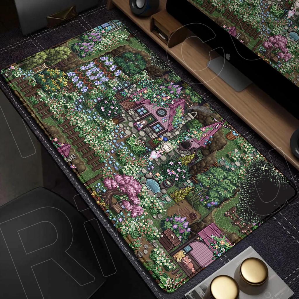 Large Anime Non-slip Keyboard Mouse Pad Laptop Office Accessories Hot Gaming Stardew Valley New Desk Mat Washable Durable Carpet