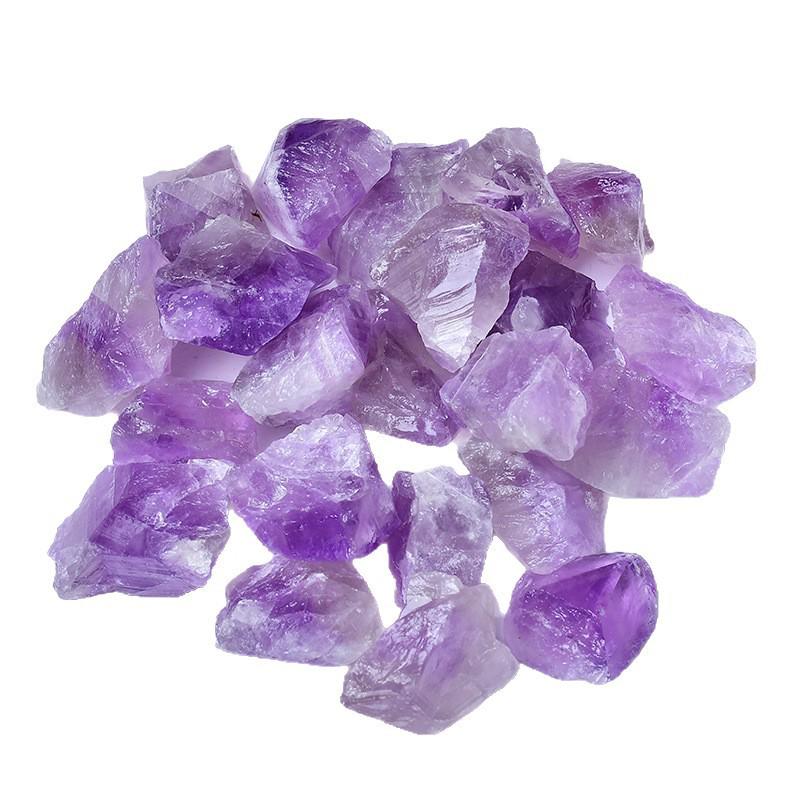 Natural Raw Stone Incense & Landscaping Crystals: White, Yellow, Purple Crystal Diffuser Stones