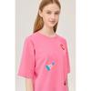 Benetton Bidding Embroidery Short Sleeve Knit Bakpe2541