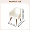 Dollhouse Chair Mini Armchair Miniature Furniture Toy,High Back Model,for DIY