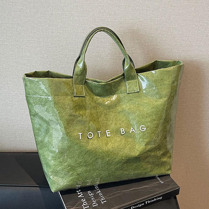 Hot Sale Retro DuPont Paper Casual Commuter Tote Bag Personalized Commuter Large Capacity Tote Bag Women
