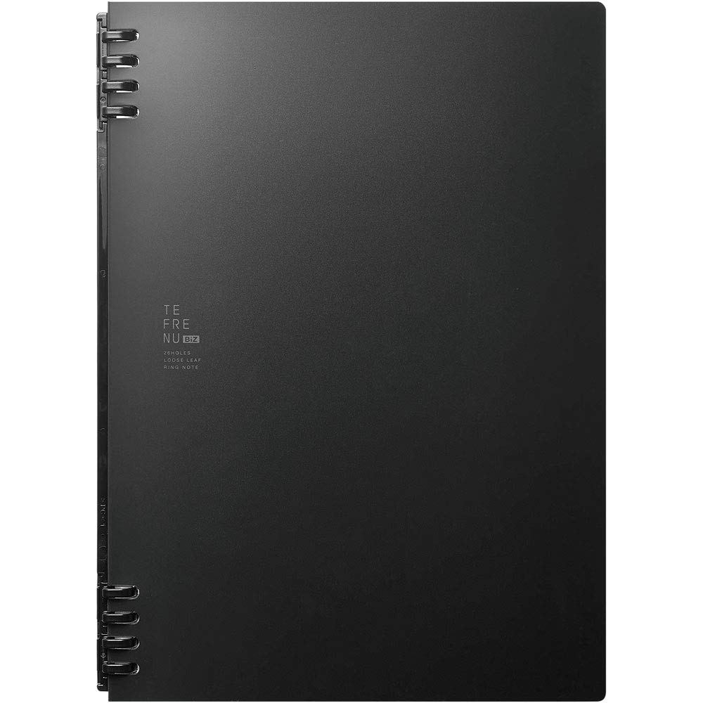 King Jim Tefrenu Biz 26-Ring Notebook B5 Black 9855TEB-BK