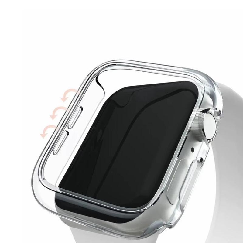 1 cover + 3 Hydrogel Screen Protectors Protector Film For Apple Watch Ultra 44mm 45mm 40mm 41mm 38mm 49mm 42mm 46MM