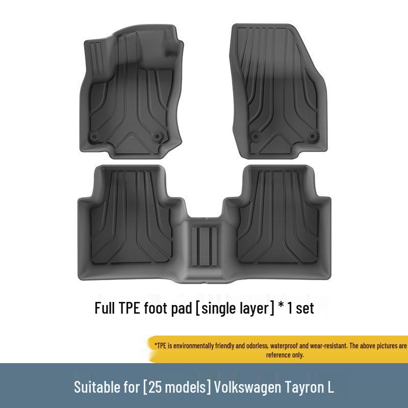 Custom TPE Trunk and Floor Mats for 25 Volkswagen Tayron L Models - Durable and Wear-Resistant