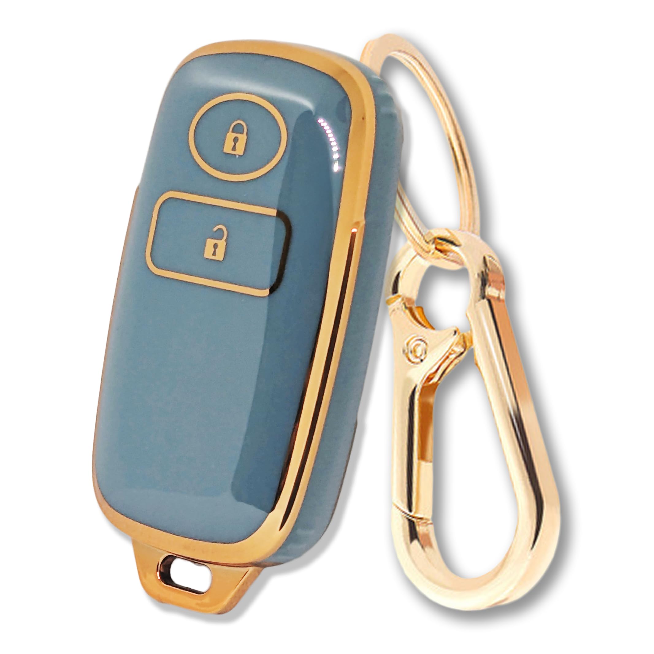 

Daihatsu Toyota TPU Key Cover Key Cover Key Case with Key Chain | Wake синий