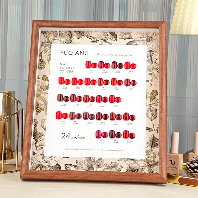 

2025 Burgundy Red Cherry Gel Polish: Whitening UV Nail Salon Special