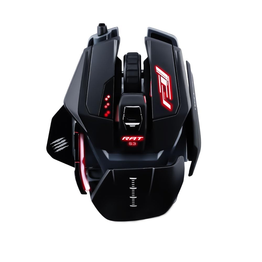 

Оптична ігрова миша Mad Catz PRO S3 з 2-річною гарантією RAT. MR03DCINBL000-0J чорний