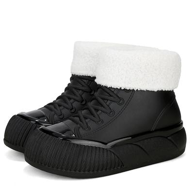 Herren- und Damen-Neuer Stil Leichte Kniehohe Wasserdichte PVC-Entenstiefel mit Gummi-Innensohle für Winterregen und Schnee