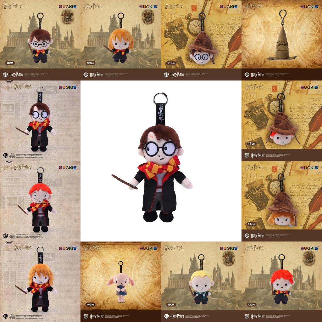 Harry Potter Short Plush Keychain With Hermione And Ron For Backpack Decor