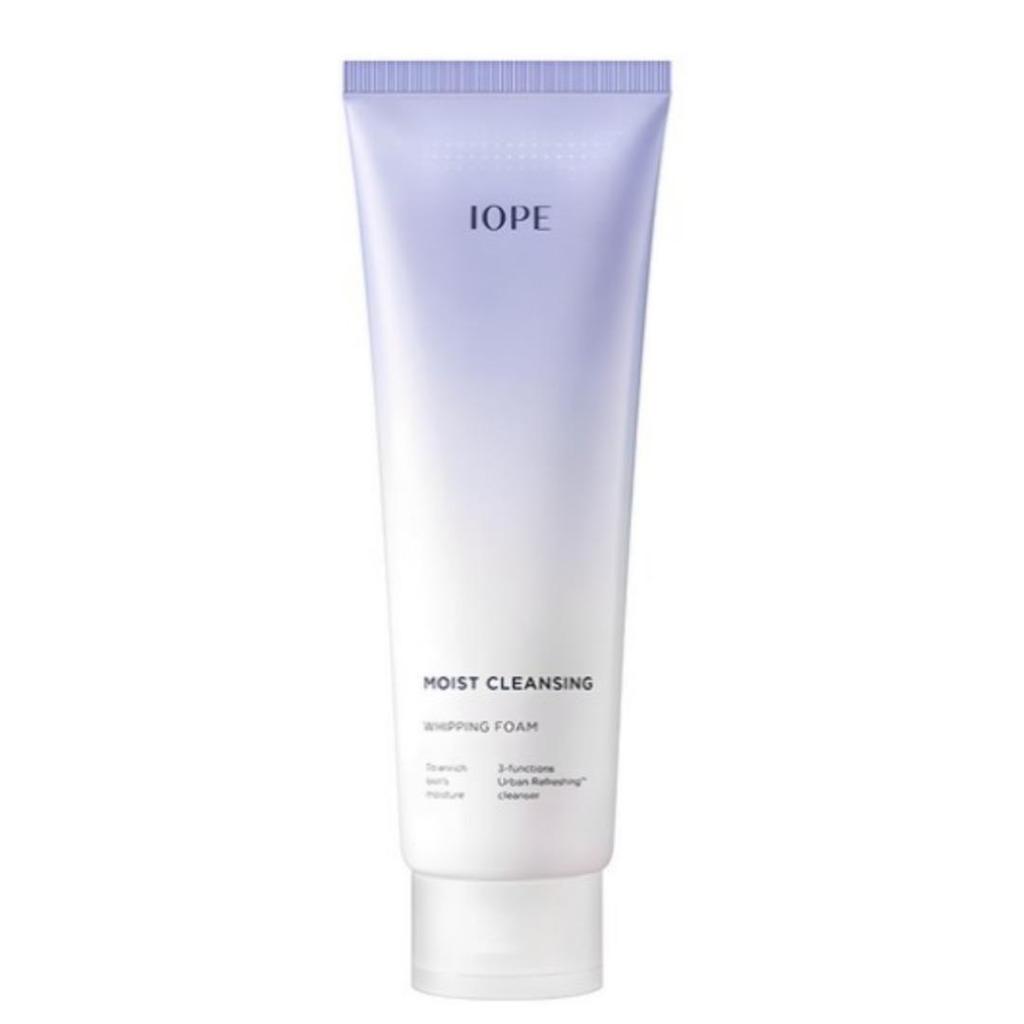 IOPE Moist Cleansing Whipping Foam 180ml × 1 Bottle Korean Skincare
