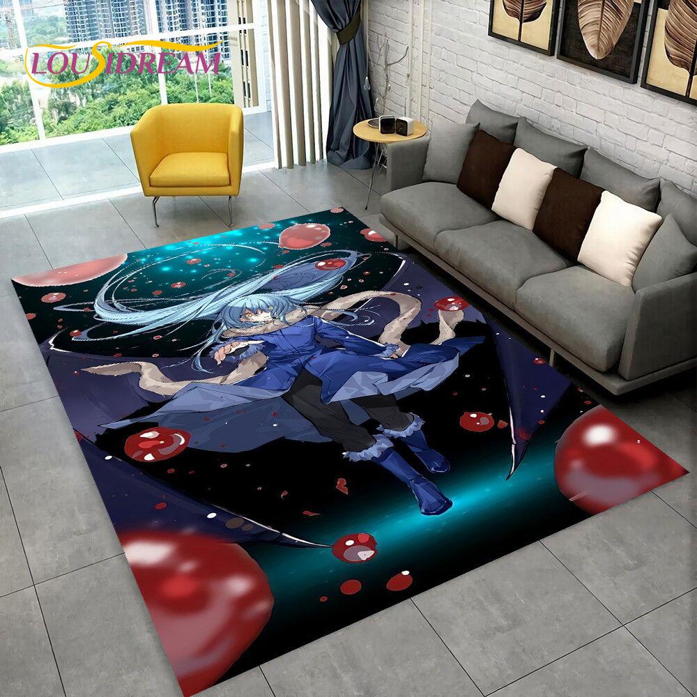 I Got Reincarnated As A Slime Anime Area Rug,Carpet Rug for Home Living Room Bedroom Sofa Doormat Decor,kids Non-slip Floor Mat