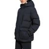 Fila James Jean Collaboration Explore Hooded Zip Long Sleeve Down Jacket Men Outerwear Deep-Black A11M447917F-BK