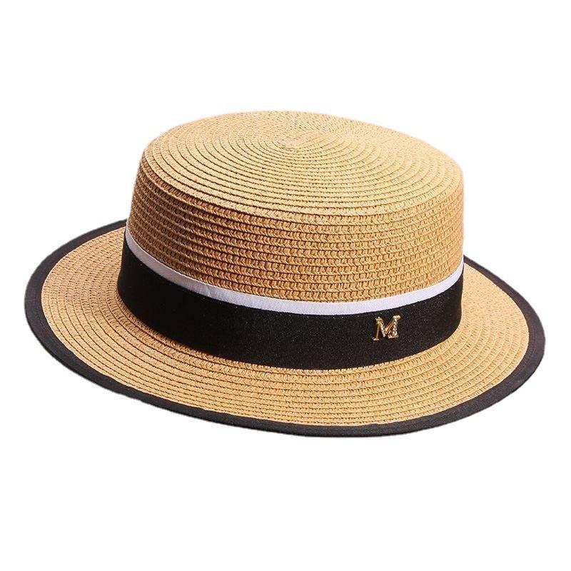 Jazz Hat Summer Womens Straw Sun Hat With Wide Brim For Beach Vacation And Sun Protection