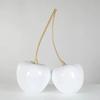 Resin Handicrafts Simulated Cherry Figurine Fruit Statue Golden Cherry Decorative Figurines Home Decoration Accessories
