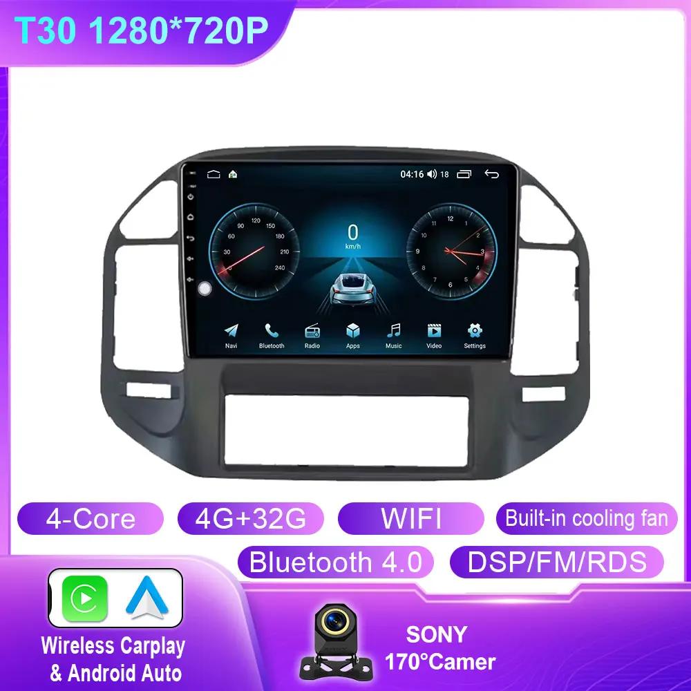 Android Head Unit For Mitsubishi Pajero 3 V70 V60 1999-2006 Car Auto Radio Carplay Multimedia GPS Navigation WIFI+4G No 2din DVD