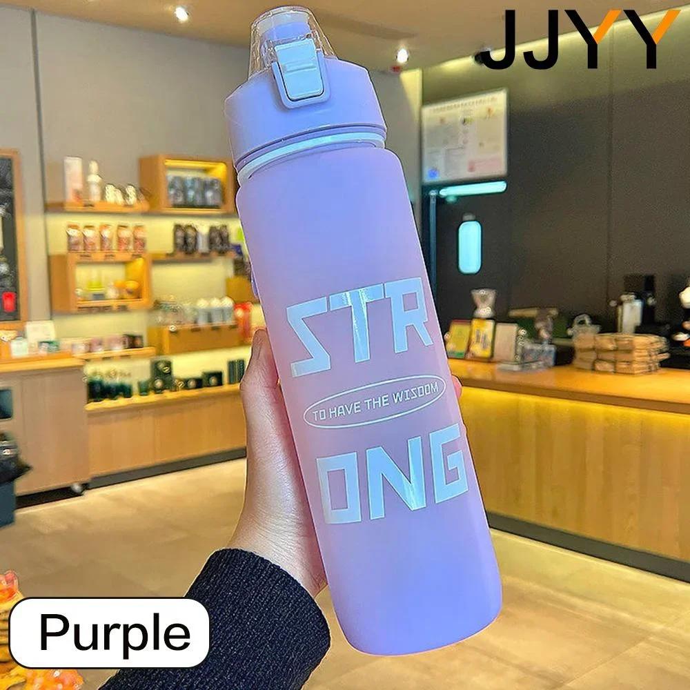 

Large Capacity 1000ml BPA Free Plastic Sports Water Bottle with Time Marker for Gym Outdoor Travel School Work Leak Proof Tritan 480 - 1000ml