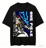 2026 Summer One Piece Retro Cosplay Tshirt Unisexs Oversize Casual Cotton Printed Shortsleeved Unisex Childrens Sports Shirt