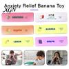 Safe Stress Relief Toy Butter Bar Slow Rise Toy, Soft Squeeze Reliever, Anti-stress Hand TPR Rebound Fruit Shaped Fidget for Adults Sensory