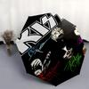 1pc KISS Band Members Automatic Open Close Umbrella  Windproof Canopy, Automatic Open Close Button10184