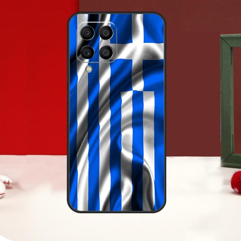 Greece Greek Flag Case For Samsung Galaxy M55 M35 M15 M56 M36 M16 M31 M21 M13 M33 M53 M12 M32 M52 M14 M34 M54