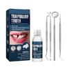 30ml Moldable Teeth Glue 4 Dental Tools Temporary Tooth Filling Set Difficult to Deform Smile Confidently