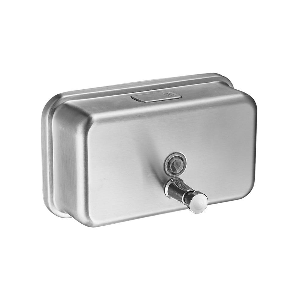 

Диспенсер для шампуня 1200 мл, настенный дозатор для лосьона, контейнер для жидкого мыла из нержавеющей стали, герметичный дозатор для мыла для рук, ванная комната серебряный