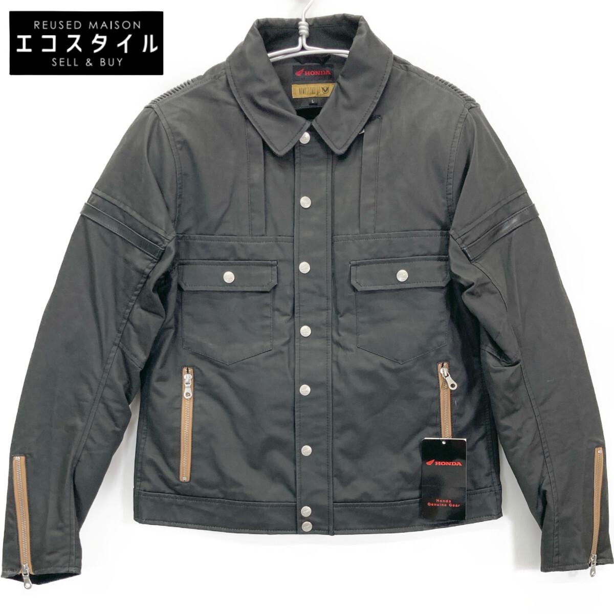 

HONDA YOSHIDA ROBERTO 0SYEA-23W Black Motorcycle G Jacket Jacket L blackUsed