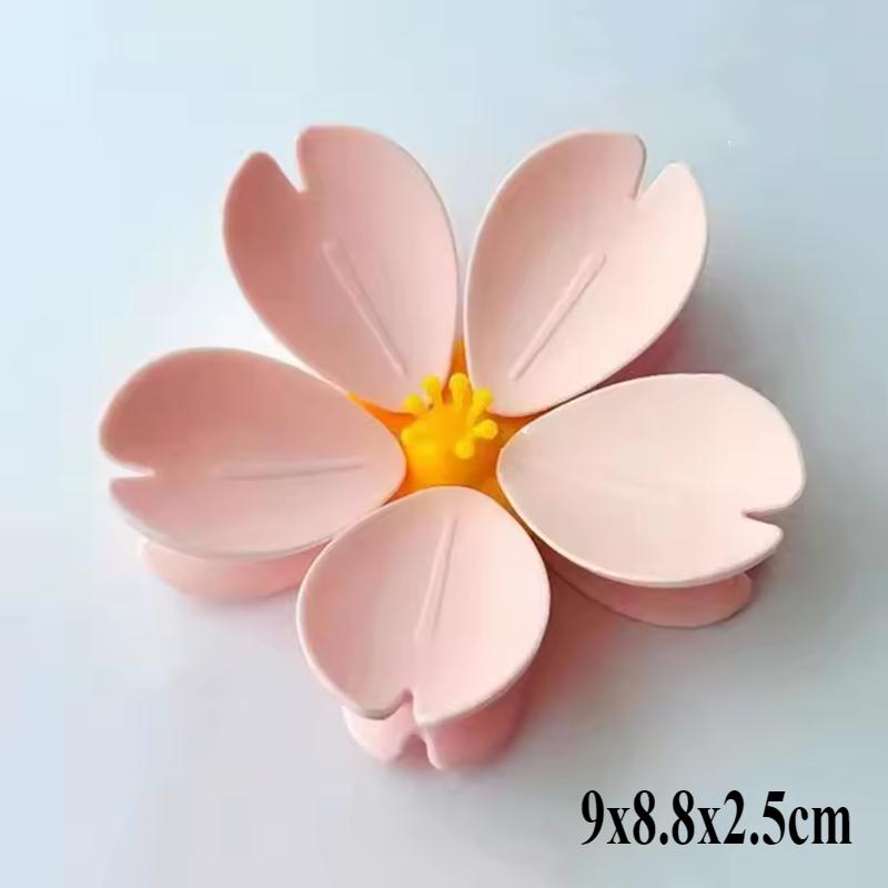 

3D Double-Layer Sealing Clips for Kitchen Use, Lotus/Cherry Blossom Design Refrigerator Magnets for Moisture-Proof Bag Sealing