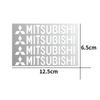 Universal Car Body Side Mirror Door Handle Styling Stickers for Mitsubishi Triton L200 Pajero Sport Exterior Decals BL4