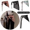 Ethnic Triangular Waistband Bohemian Triangular Scarf Belt Floral Triangular Belt Women's Fashion