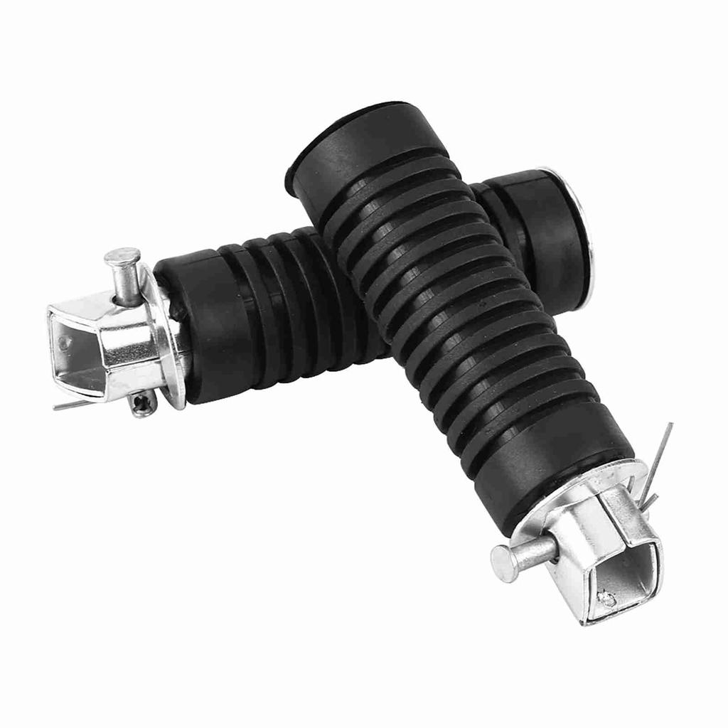 Pair of Motorcycle Motorbike Footrest Foot Peg Pedals for Honda CB125S CB100 CG125
