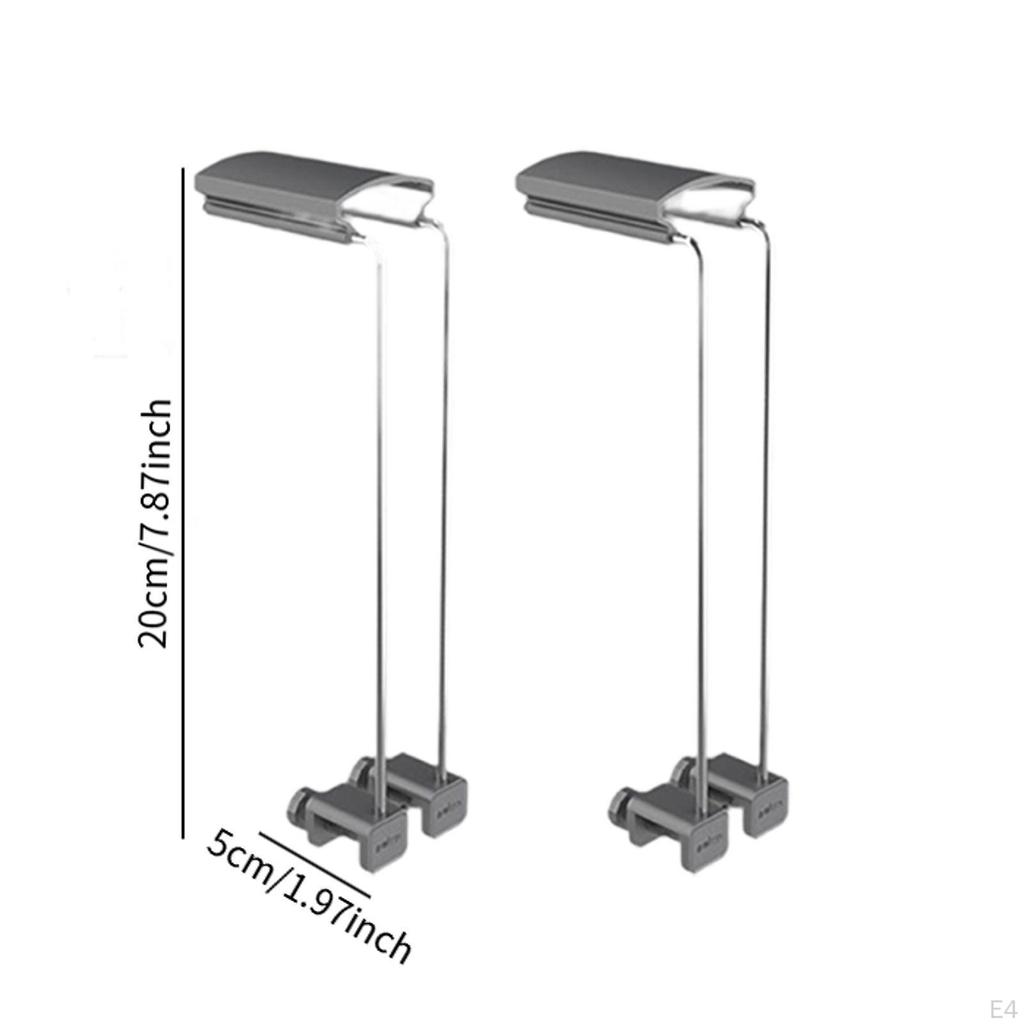 2 Aquarienlampenhalter, Einfach zu installieren, Stilvolle und vielseitige Metallständer für Lampen.