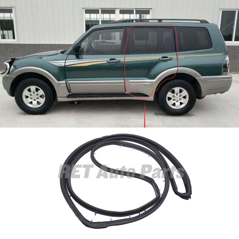Car Door Rubber Seal Strip for Mitsubishi Montero Pajero MK3 MK4 V73 V77 V78 V93 V97 V98 Door Opening OTR Sealing Weatherstrip