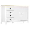 Buffet Hill  130x40x80 Cm Solid Pine Wood