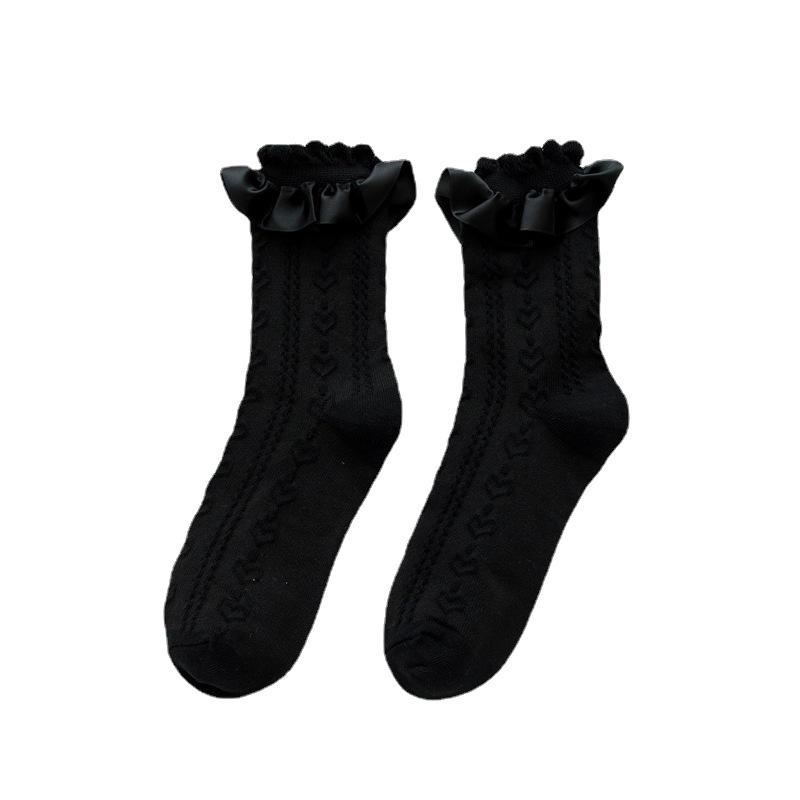 Xianuo 2022 Calzini da Donna Lolita Carini Giapponesi JK con Pizzo 084